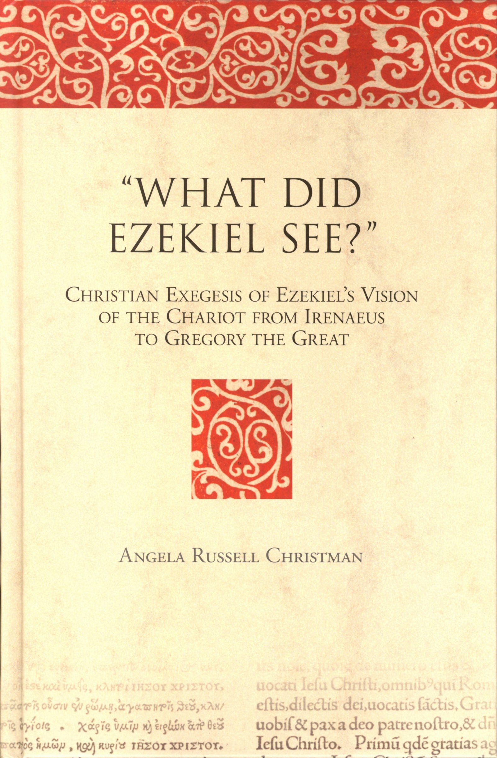 Book cover image for "What Did Ezekiel See?" ISBN: 9789004145375